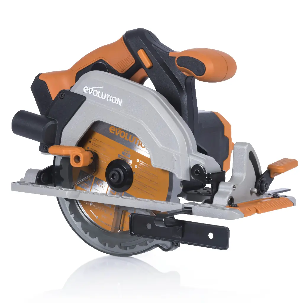 EVOLUTION POWER TOOLS - CIRKELZAAG ZONDER ACCU R165CCS INCLUSIEF MULTIMATERIAAL ZAAGBLAD