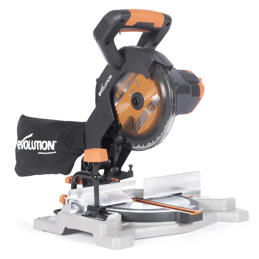 EVOLUTION POWER TOOLS - VERSTEKZAAG ZONDER ACCU R185CMS INCLUSIEF MULTIMATERIAAL ZAAGBLAD