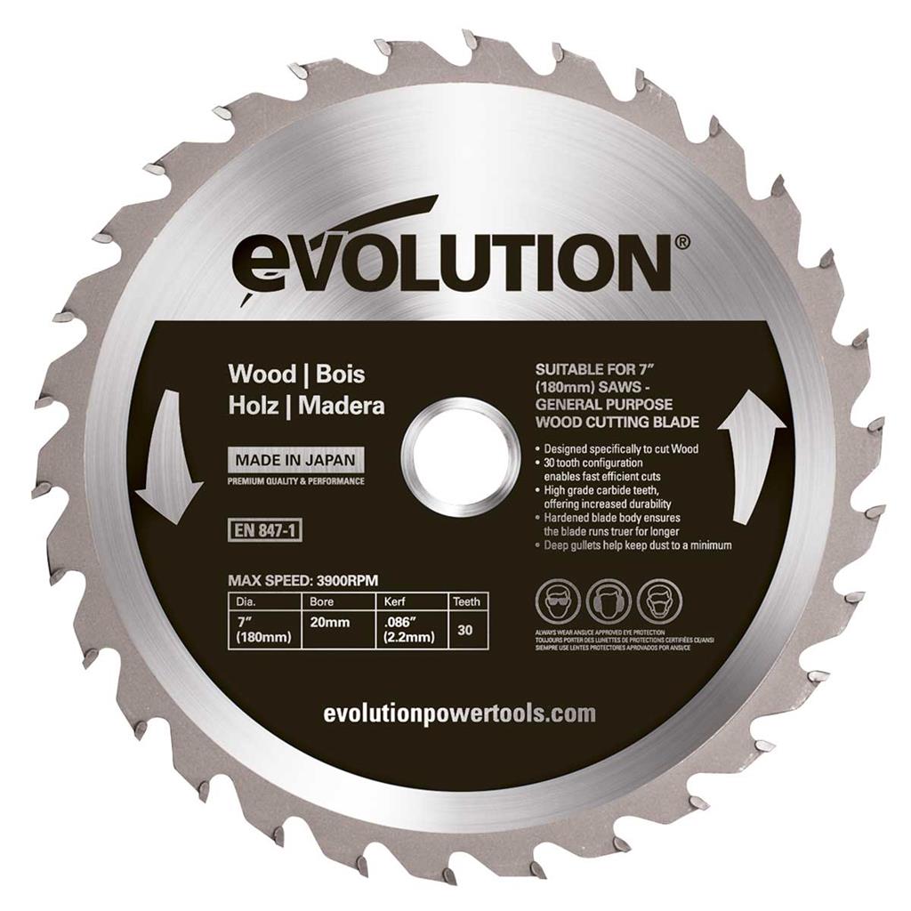 EVOLUTION POWER TOOLS - LAME DE SCIE BOIS