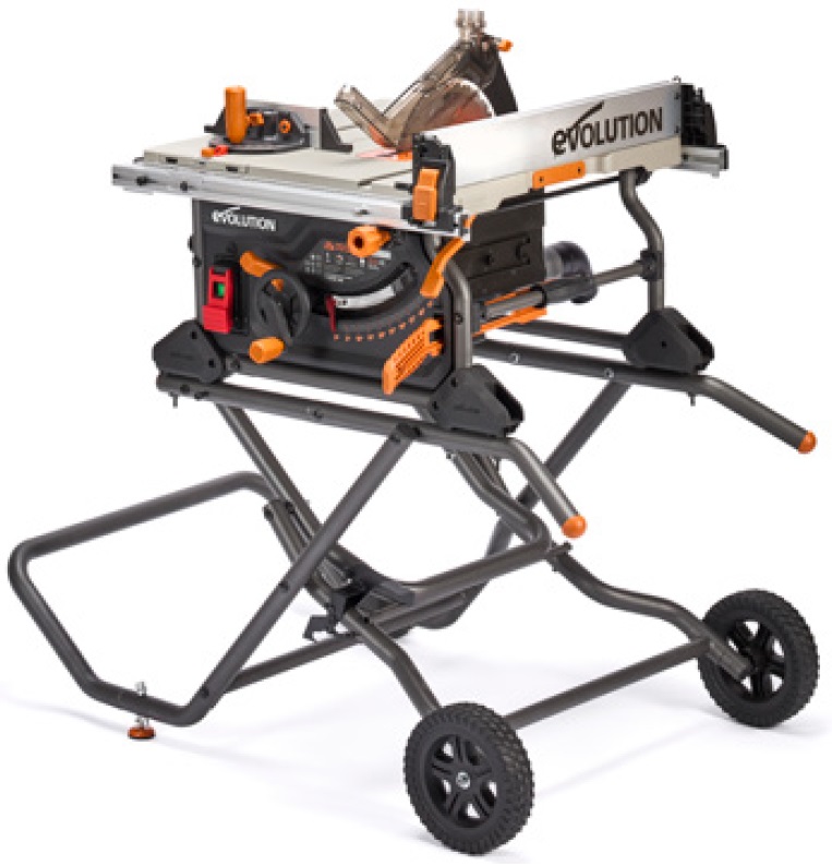 EVOLUTION POWER TOOLS - SCIE SUR TABLE R255TBLX AVEC PIED