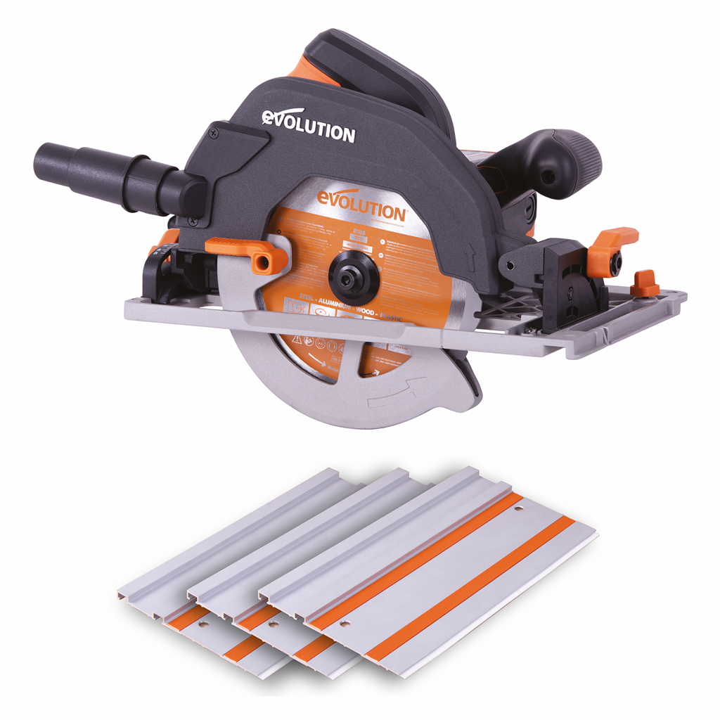 EVOLUTION POWER TOOLS - MULTIFUNCTIONAL CIRCULAR SAW RAGE R185CCSX INCLUSIVE TCT SAW BLADE