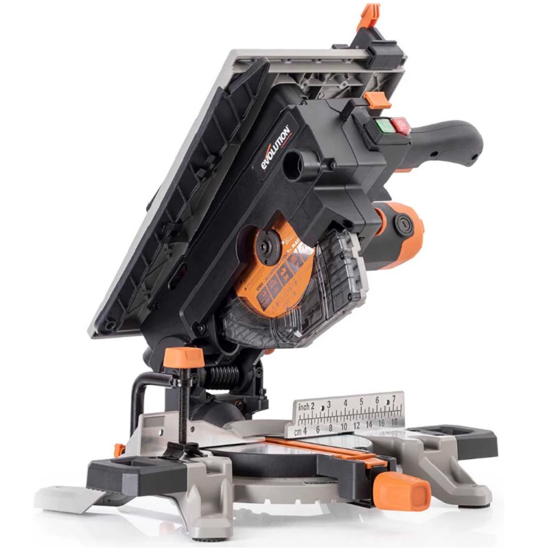 EVOLUTION POWER TOOLS - CONVERTIBLE MITRE/TABLE SAW R210MTS-G2 INCLUDING MULTIMATERIAL SAWBLADE