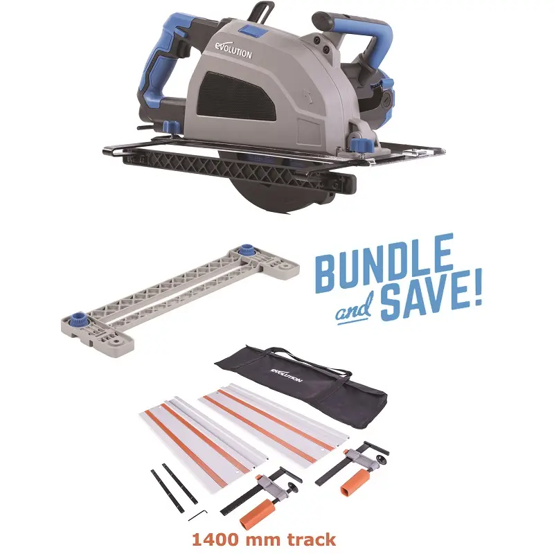 EVOLUTION POWER TOOLS - KOMBI-SET S210CCS + FÜHRUNGSSCHIUNDUND-ADAPTER + ST1400G2