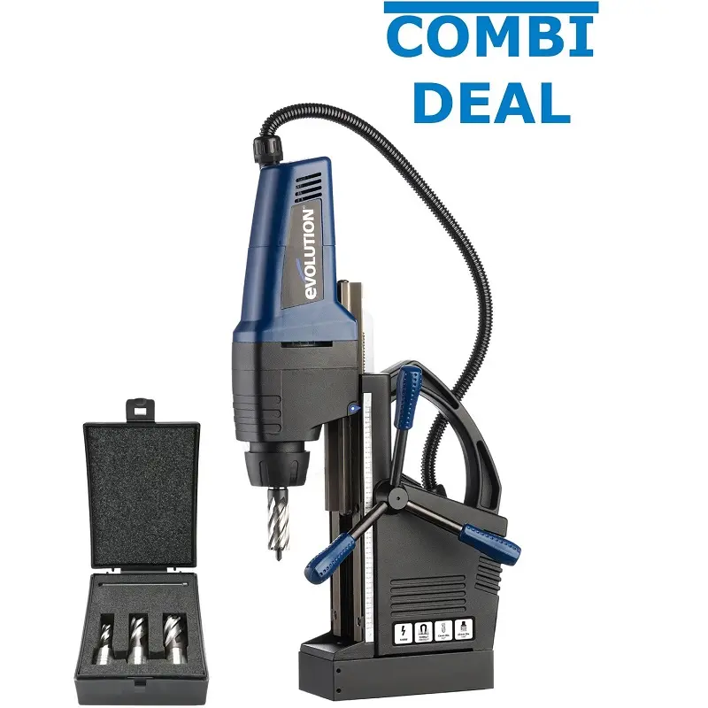 EVOLUTION POWER TOOLS - ENSEMBLE EVOMAG42 + KIT DE FRAISES A TREPANER