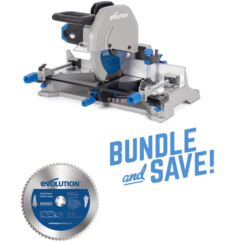 EVOLUTION POWER TOOLS - KOMBI-SET S355MCS + METALLSÄGEBLATT