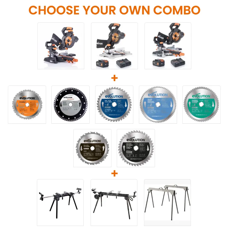 EVOLUTION POWER TOOLS - COMBO R185