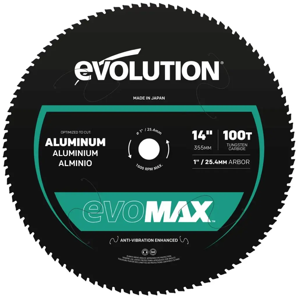 EVOLUTION POWER TOOLS - EVOMAX ZAAGBLAD ALUMINIUM - CS