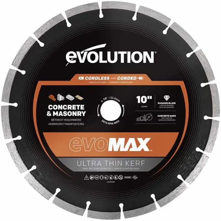 EVOLUTION POWER TOOLS - EVOMAX SAW BLADE DIAMOND