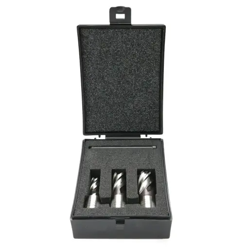[614.EVO.KIT.3] EVOLUTION POWER TOOLS - SET ANNULAR CUTTERS SHORT - 3 PIECES