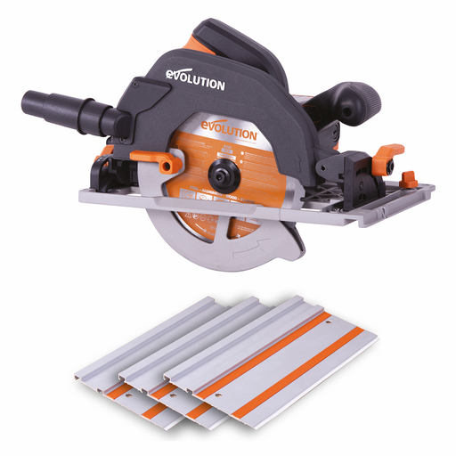 [614.EVOLU.R185CCSX] EVOLUTION POWER TOOLS - SCIE CIRCULAIRE AVEC RAIL R185CCSX