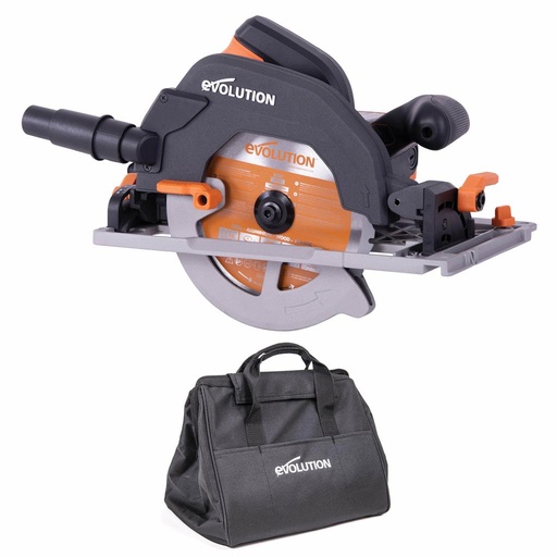 [614.EVOLU.R185CCSX+] EVOLUTION POWER TOOLS - SCIE CIRCULAIRE POUR RAIL R185CCSX+
