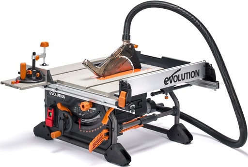 [614.EVOLU.R255TBL+] EVOLUTION POWER TOOLS - PORTABLE TABLE SAW R255TBL+ INCLUSIVE DUST EXTRACTION SYSTEM