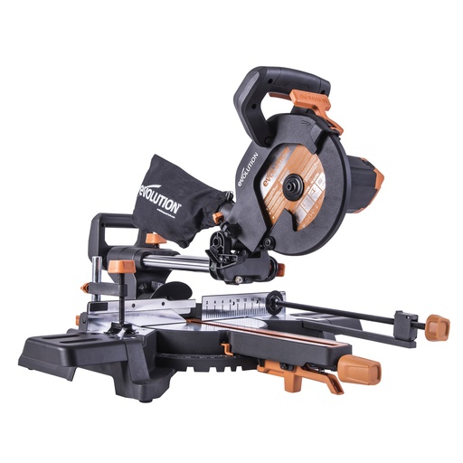 [614.EVOLU.R210SMS300] EVOLUTION POWER TOOLS - MULTIFUNCTIONAL MITRE SAW RAGE - R210 SMS-300+