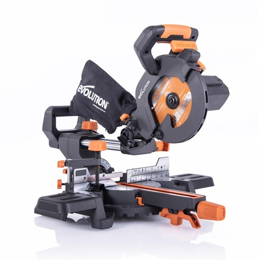 [614.EVOLU.R185SMS+] EVOLUTION POWER TOOLS - MULTIFUNCTIONAL MITRE SAW RAGE - R185SMS+ INCL. SAW BLADE