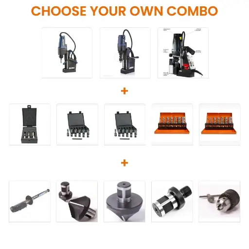 [614.COM.EVO42.KIT] EVOLUTION POWER TOOLS - COMBO FOREUSE MAGNETIQUE EVO42