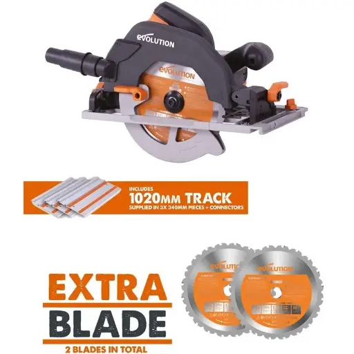 [614.BS.R185CCSX.MUL] EVOLUTION POWER TOOLS - KOMBI-SET R185CCSX + MULTIFUNKTIONSSÄGEBLATT