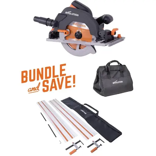 [614.BS.R185CCSX+280] EVOLUTION POWER TOOLS - KOMBI-SET R185CCSX+ UND ST2800G2