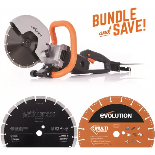 [614.BS.R230DCT.MUL] EVOLUTION POWER TOOLS - COMBOPACK R230DCT + ZAAGBLAD MULTIFUNCTIONEEL