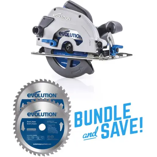 [614.BS.S185CCSL.IJZ] EVOLUTION POWER TOOLS - ENSEMBLE S185CCSL + LAME ACIER