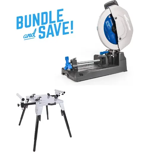 [614.BS.S355CPS.CHOP] EVOLUTION POWER TOOLS - COMBOPACK S355CPS + CHOPSTAND