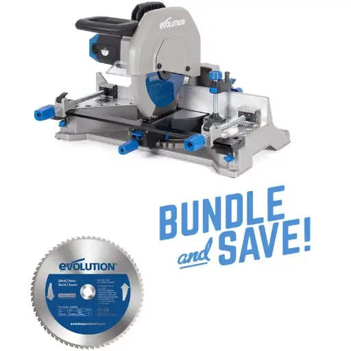 [614.BS.S355MCS.IJZ] EVOLUTION POWER TOOLS - COMBOPACK S355MCS + ZAAGBLAD IJZER