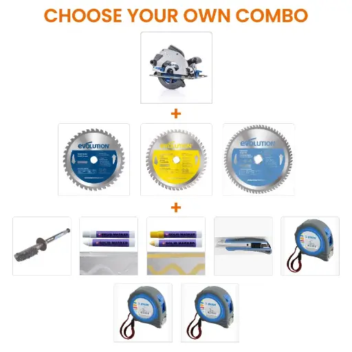 [614.COM.S185] EVOLUTION POWER TOOLS - COMBO S185